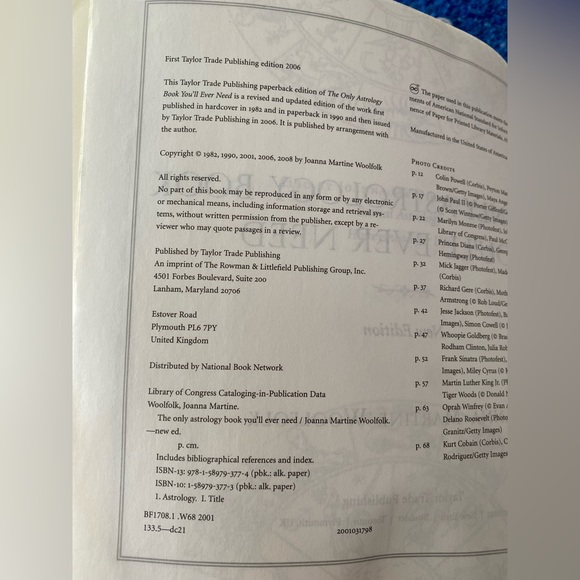The only Astrology Book you’ll ever need by Joanna Martine Woolfolk. Paperback. - Picture 6 of 6